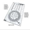 MTT PL - ARTILLERIREGEMENTET FORSOKSMODELL with Degrees and mils, Graduated in Meters and Nautical Miles for Angle Measurements for Outdoor Navigation, Hiking, Orienteering and Survival. view 3