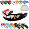 COOLLO SPORTS Boil and Bite Mouth Guard (Youth & Adult) DA Custom Fit Sport Mouthpiece for Football, Hockey, Rugby, Lacrosse,Boxing,MMA(Free Case Included!) (Cool Golden Fangs, Adult -Ages 11 & Above) view 1