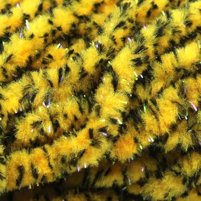 Hareline Fly Tying UV Mottled Galaxy Mop Chenille-Cheese