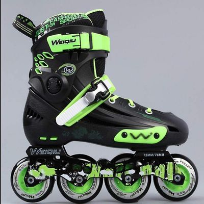 WSJYP Roller Skates, Inline Roller Skates, Safe and Fun Illuminating Roller Skates for Boys and Girls,Black-43