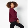 Chicka-d Women's Standard Home Base Crew, Maroon, Large view 2