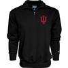 Blue 84 Men's Indiana Hoosiers Quarter Zip Sweatshirt Icon Secondary, Alternate Color, XX-Large view 1