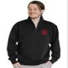 Blue 84 Men's Indiana Hoosiers Quarter Zip Sweatshirt Icon Secondary, Alternate Color, XX-Large view 2