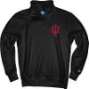Blue 84 Men's Indiana Hoosiers Quarter Zip Sweatshirt Icon Secondary, Alternate Color, XX-Large view 3