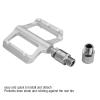 1 Pair Bike Pedal Extenders, Pedal Spacers Fit 9/16 Inch Threaded Pedals for Road Extended 17mm(L + R) Spare Parts Supplies view 4
