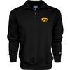 Blue 84 Men's Iowa Hawkeyes Quarter Zip Sweatshirt Icon Team Color, Team Color, Large view 1