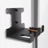 Barbell Holder Wall Mount Heavy Duty Vertical Barbell Holder Weight Bar Holder for Olympic Barbell, Curl bar, Commercial or Home Gym Accessory (Black-double, fits 33mm bar) view 2