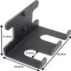 Barbell Holder Wall Mount Heavy Duty Vertical Barbell Holder Weight Bar Holder for Olympic Barbell, Curl bar, Commercial or Home Gym Accessory (Black-double, fits 33mm bar) view 3