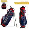Club Champ Waterproof Stand Golf Bag, Red/White/Blue (JR988) view 3