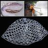 EBTOOLS Depth 10.6inch Rubber Fishing Mesh, Fly Fishing Net Fish Landing Net Replacement, Trout Bass Net Soft Rubber Mesh Catch and Release Net view 4