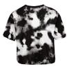 Jordan Girl's Tie-Dye Air Tee (Little Kids) Black/Tie-Dye 4 | XXS view 2