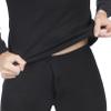 Eurus Men's Thermal Clothing Pant And T-Shirt Set, Black, 10 pieces, XL view 4