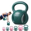 5 lb Kettlebell Weight with Three-handles for Weightlifting, Conditioning and Core Training for Women Men Home Gym [2022 Latest-Green] view 2