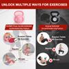 5 lb Kettlebell Weight with Three-handles for Weightlifting, Conditioning and Core Training for Women Men Home Gym [2022 Latest-Green] view 4