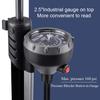 Beto Bike Pump Portable - Bicycle Floor Pump with Industrial Top-Mounted Gauge & Air Bleed Button - Presta Schrader Valve Universal, Steel Tube 160 Psi Max view 4