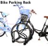 WALMANN 2 Bikes Floor Bike Stand, Bike Parking Rack Garage Bike Storage Stand Indoor/Outdoor 22-28" Wheel Stand, Max. Tire Width 2.1" view 3