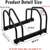 WALMANN 2 Bikes Floor Bike Stand, Bike Parking Rack Garage Bike Storage Stand Indoor/Outdoor 22-28" Wheel Stand, Max. Tire Width 2.1" view 4