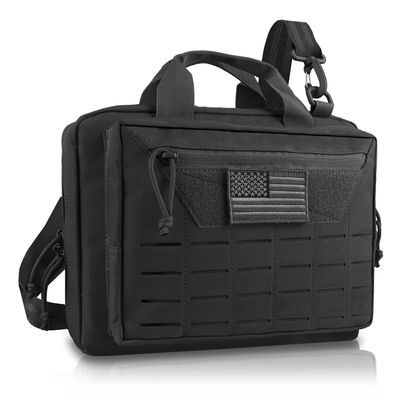 AMYIPO Tactical Pistol Case Hunting Shooting Range Bag Soft Handgun Case Tactical Gun Range Bag (Black)