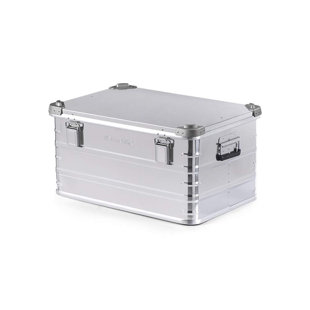 MNSSRN Outdoor Camping Table Storage Box, 30L Capacity Design Outdoor Car Aluminum Alloy Camping Equipment Wear-Resistant Box Storage Box