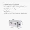 MNSSRN Outdoor Camping Table Storage Box, 30L Capacity Design Outdoor Car Aluminum Alloy Camping Equipment Wear-Resistant Box Storage Box view 2