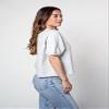 Chicka-d Women's Standard Bayside Crew, Ash Grey, Large view 2