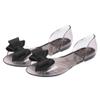 Holibanna Summer Shoes Ladies Sandals Fish Mouth Sandals Ladies Slippers Womens House Slippers Women Woman Fashion Bowknot Bow Tie Jelly Shoes One Pedal Miss view 1