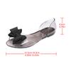 Holibanna Summer Shoes Ladies Sandals Fish Mouth Sandals Ladies Slippers Womens House Slippers Women Woman Fashion Bowknot Bow Tie Jelly Shoes One Pedal Miss view 2