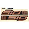 RockShox Fork Decal Kit - SID SL Ultimate, 27.5"/29", Matte Copper Foil/High Gloss Black view 1