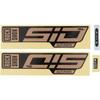RockShox Fork Decal Kit - SID SL Ultimate, 27.5"/29", Matte Copper Foil/High Gloss Black view 2