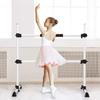 GOFLAME Ballet Barre Portable Double, 4FT Freestanding Ballet Barre Adjustable, Heavy Duty Dancing Stretching Ballet Bar for Home, Dance Barre, Fitness Ballet Bar (Silver) view 2