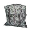 THUNDERBAY Run & Gun See Through Hunting Blind Combo with 2 Chairs, 3 Person Pop Up Ground Blinds 180 Degree, 300D Durable Hunting Tent for Deer & Turkey Hunting (Camouflage), Floor Space 58" x 58" view 2