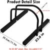 WALMANN Bike Floor Stand, Steel Bike Parking Rack for 1 Bike, 22-28" Wheels, Max. Tire Width 2.1", Black view 3