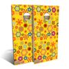 Skip's Garage 70s Flower All-Weather Cornhole Board Set - Regulation 2x4 (24" x 48") - Includes (2) Boards and (8) Bags view 1