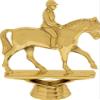 10" Equestrian Horse Trophies - Gold - Equestrian Horse Trophy Award - Custom Engraving On White Marble Base - 5 Pack Prime view 2