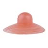Aislor Women Silicone Nipple Covers, Reusable Adhesive Invisible Pasties, Nipple Bra Sticker Covers Round Breast Petals Red 1 Pair view 3
