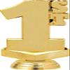 1st Place Trophies - Gold - 1st Place Trophy Award - Custom Engraving On White Marble Base - 10 Pack Prime view 2