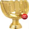 Baseball Glove Trophies - Gold - Baseball Glove Trophy Award - Custom Engraving On White Marble Base - 5 Pack Prime view 2