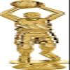 Youth Basketball Trophies - Gold - Youth Basketball Trophy Award - Custom Engraving On White Marble Base - 5 Pack view 2