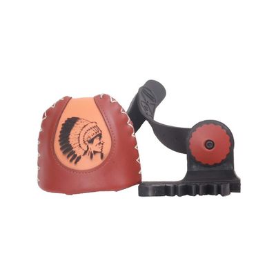 "N/A" 4/6 Spot Arrow Quiver Archery Leather Slide-On Quiver Holder Quiver Detach Lock Bow Quiver Quick Release Arrow Holder Mounting for Recurve Bow Hunting Shooting Practice (S-4 Arrows)