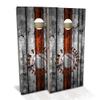 Skip's Garage San Francisco Themed Baseball All-Weather Cornhole Board Set - Regulation 2x4 (24" x 48") - Includes (2) Boards, (8) Bags, (2) Board Hole Lights & 2 Board Edge Lights view 1