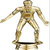 Wrestling Male Trophies - Gold - Wrestling Male Trophy Award - Custom Engraving On White Marble Base - 5 Pack Prime view 2