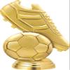 Soccer Trophies - Gold - Soccer Trophy Award - Custom Engraving On White Marble Base - 10 Pack view 2