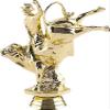 10" Bull Rider Trophies - Gold - Bull Rider Trophy Award - Custom Engraving On White Marble Base - 10 Pack Prime view 2