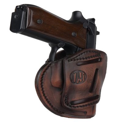 1791 GUNLEATHER 3-Way Holster for P226 & P229 - OWB CCW Ambidextrous Leather Gun Holster - Compatible with Sig Sauer P226, Sig P229, P220, P320c, P239