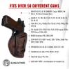 1791 GUNLEATHER 3-Way Holster for P226 & P229 - OWB CCW Ambidextrous Leather Gun Holster - Compatible with Sig Sauer P226, Sig P229, P220, P320c, P239 view 3