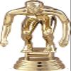 Swim Startline Male Trophies - Gold - Swimming Trophy Award - Custom Engraving On White Marble Base - 5 Pack view 2