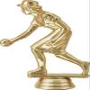 10" Female Bowling Trophies - Gold - Female Bowling Trophy Award - Custom Engraving On White Marble Base - 10 Pack Prime view 2