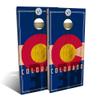 Skip's Garage Colorado Flag 2.0 All-Weather Cornhole Board Set - Regulation 2x4 (24" x 48") - Includes (2) Boards and (8) Bags view 1
