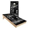 Skip's Garage Cleveland at Night All-Weather Cornhole Board Set - Regulation 2x4 (24" x 48") - Includes (2) Boards, (8) Bags, (2) Board Hole Lights & 2 Board Edge Lights view 1
