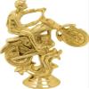 Motorcycle Trophies - Gold - Motorcycle Trophy Award - Custom Engraving On White Marble Base - 10 Pack Prime view 2